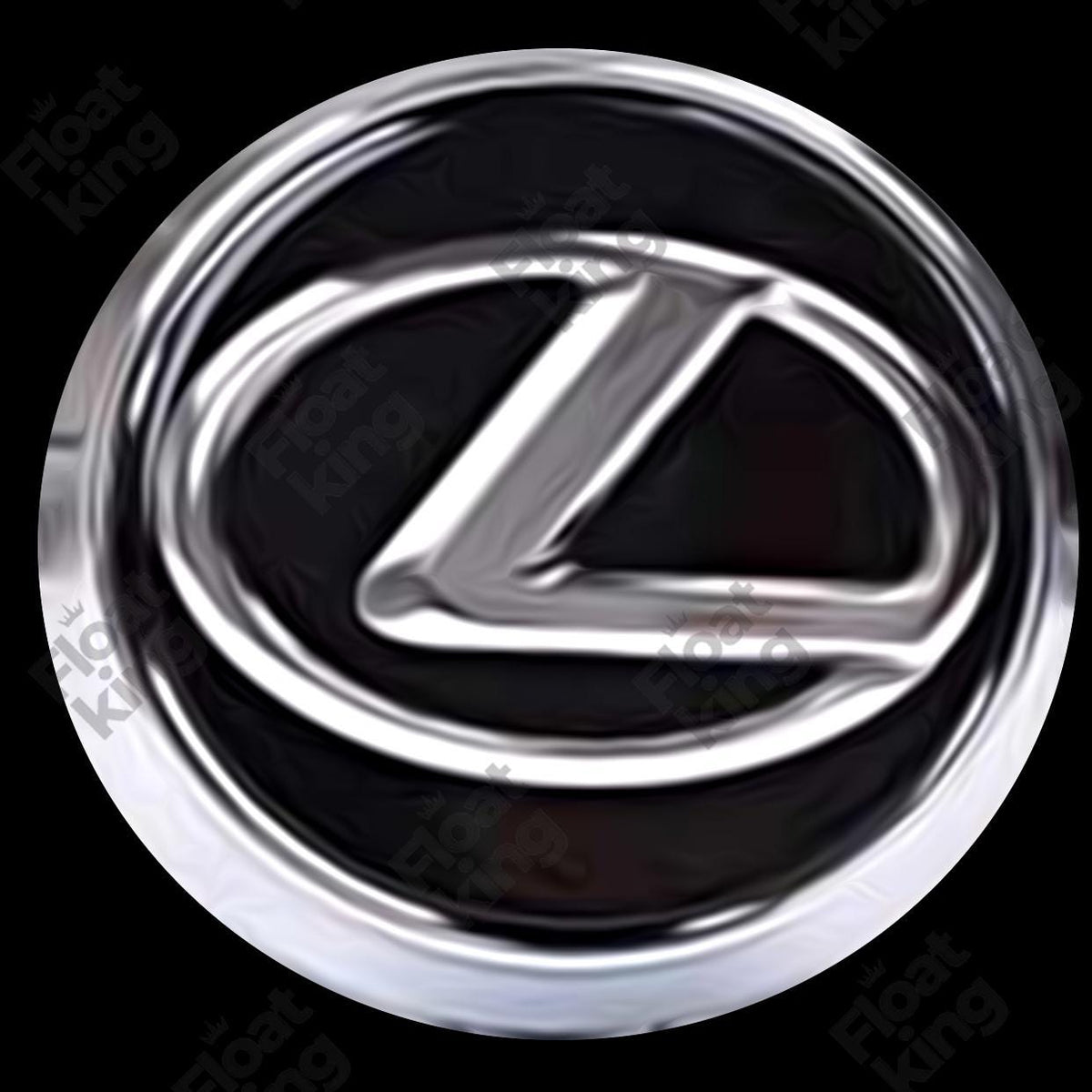 Lexus Floating Center Caps 62mm - 1 Black Cap