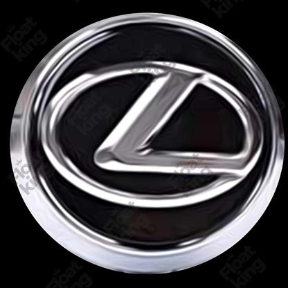 Lexus Floating Center Caps 62mm - 1 Black Cap