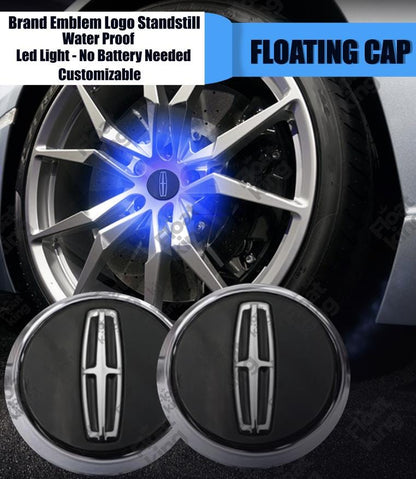 Lincoln Floating Center Caps - 54mm