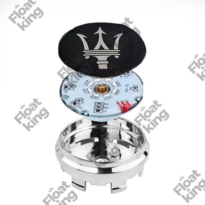 Maserati 2 Floating Center Caps Instruction