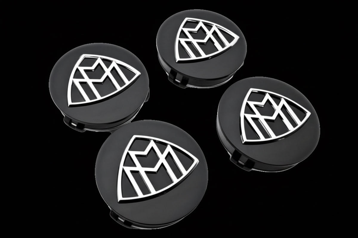 Maybach 2 Floating Center Caps 4 Caps