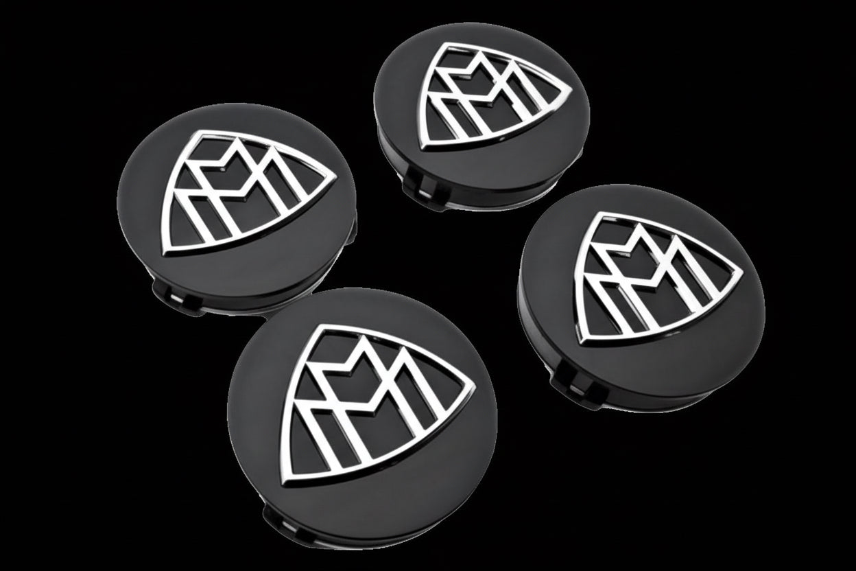 Maybach 2 Floating Center Caps 4 Caps