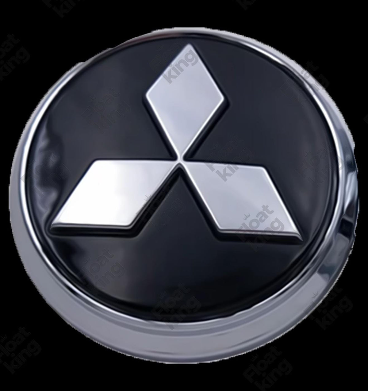 Mitsubishi Stock Floating Center Caps Black