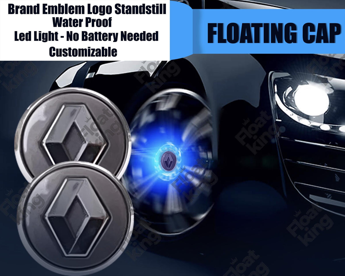 Renault Floating Center Caps - How it looks on Wheels