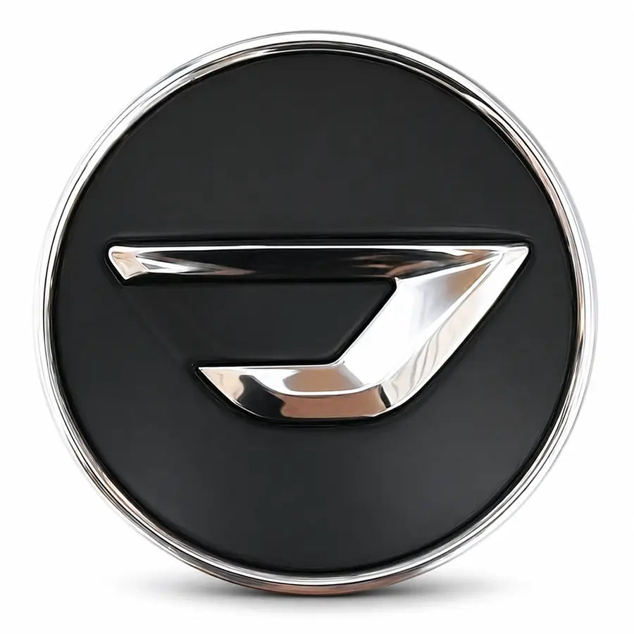 VW Volkswagen Jetta VA3 56mm floating center cap with chrome J emblem